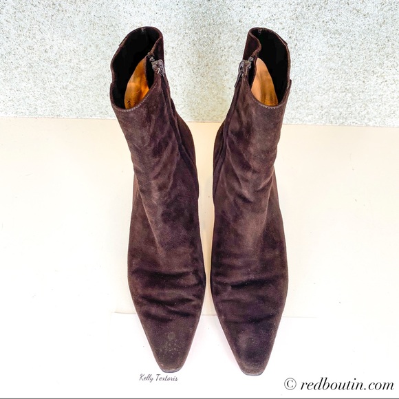 🎈Sold Louboutin brown suede boots - Picture 5 of 7